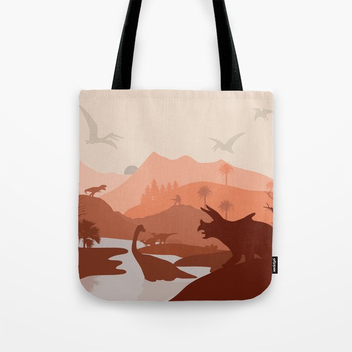 a dinosaur world  Tote Bag