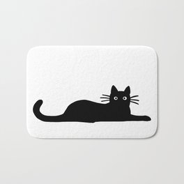 Black Cat(s) Badematte | Kitty, Pets, Chillcat, Panthercat, Catperson, Coolcat, Feline, Catsilhouette, Animal, Graphicdesign 