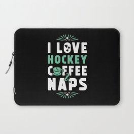 Hockey Coffee And Nap Laptop Sleeve
