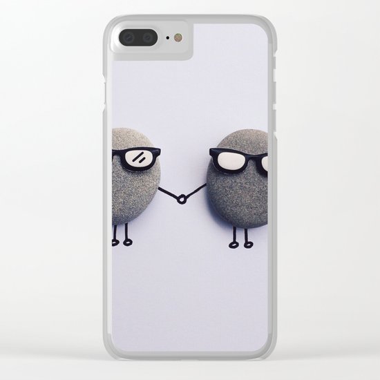 Love Duo Clear iPhone Case