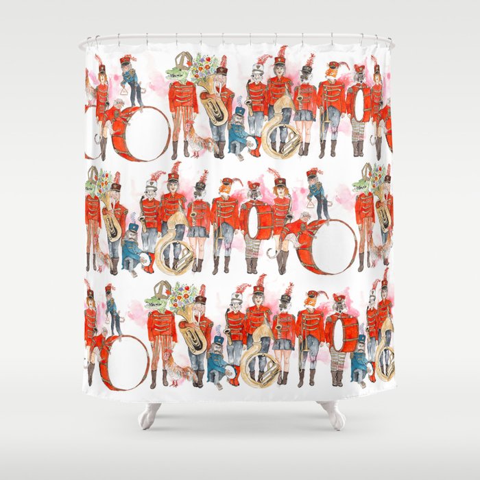 Marching Band Shower Curtain