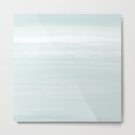 Daybreak Teal Aqua Blue - Abstract Seaside Art Series Metal Print | Turquoise, Abstractaqua, Modernaqua, Berdy, Modernteal, Abstractsea, Modernseaside, Monochromatic, Teal, Modernocean 