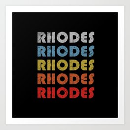 Rhodes trip destination gift Art Print | Rhodesholiday, Graphicdesign, Rhodes 