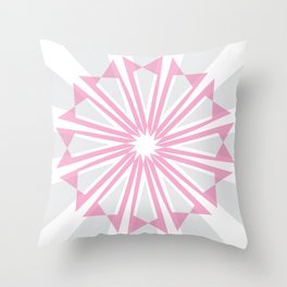 Roze Flower Throw Pillow