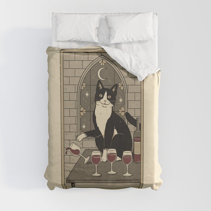 Four of Cups Duvet Cover