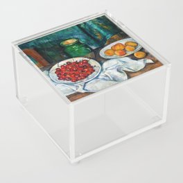 Paul Cezanne - Still Life with Cherries and Peachs Acrylic Box