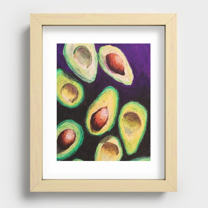 Avocados II Recessed Framed Print