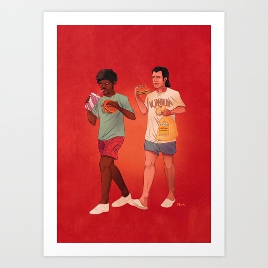 Pulp Fiction Art Print