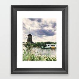 Drift - Kinderdijk Framed Art Print