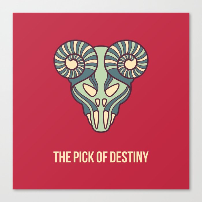 the pick of destiny Canvas Print