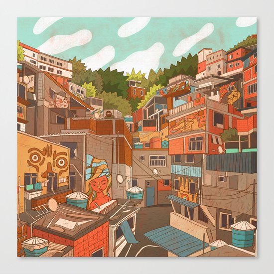 Favela Canvas Print
