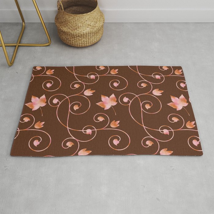 Fall Colors and Flourishes Rug