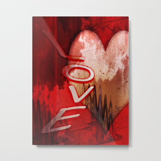 Love abstract Metal Print