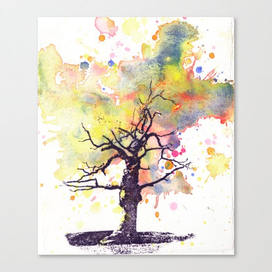 Alone Dead Tree Canvas Print
