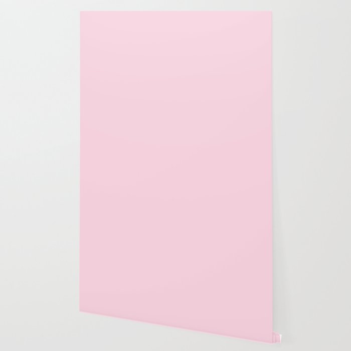 From Crayon Box Piggy Pink Pastel Pink Solid Color Wallpaper
