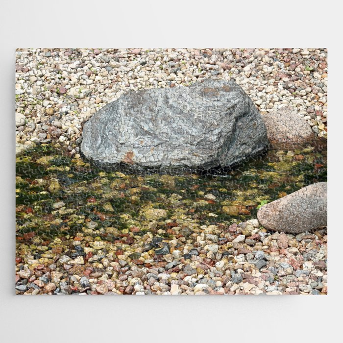 Large Rock in the Water Jigsaw Puzzle