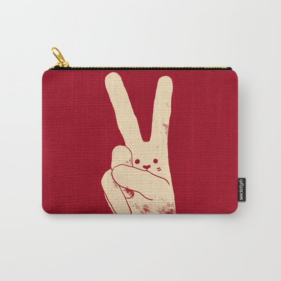 Love Peace and Carrots Carry-All Pouch