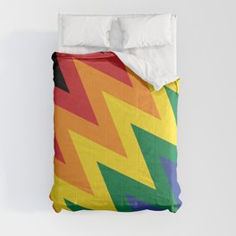 LGBT flag wave Comforter