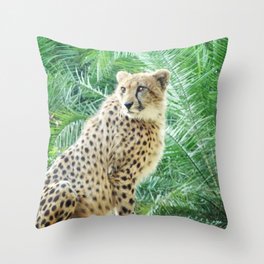 Cheetah  Throw Pillow