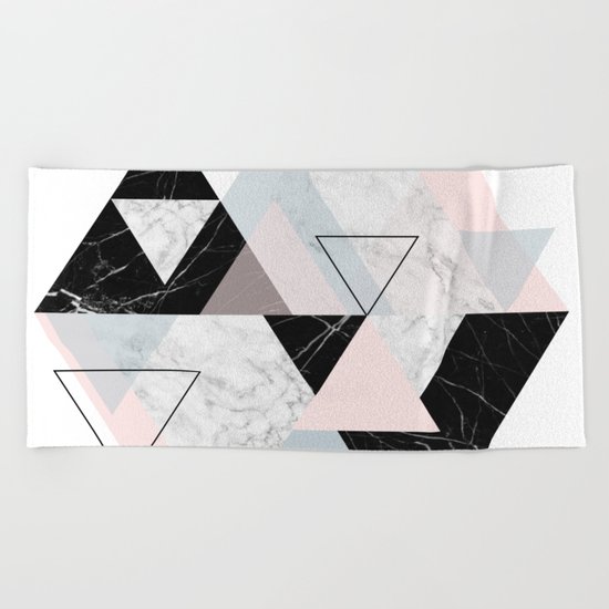 TileGlam Beach Towel