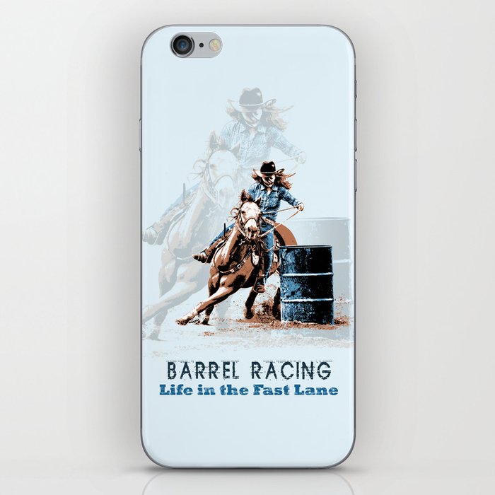Barrel Racing - Life in the Fast Lane iPhone Skin