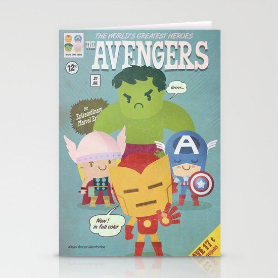 avengers fan art Stationery Cards