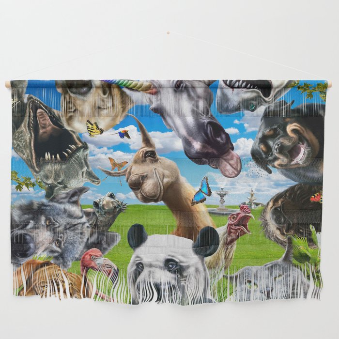 Clouds Animals Selfie Wall Hanging