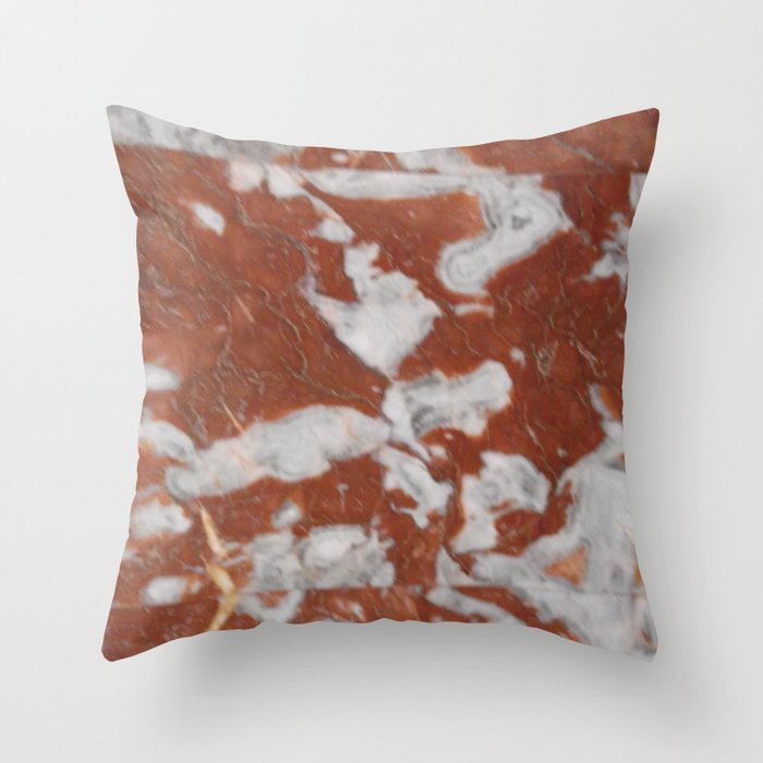 BLURRY MARBLE. Throw Pillow