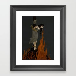 Stay cool, no matter what. Framed Art Print