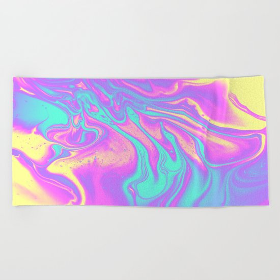 R U MINE ? Beach Towel