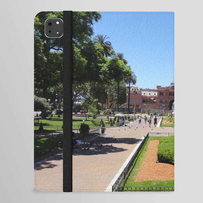 Argentina Photography - A Historical Landmark In Buenos Aires In The Day iPad Folio Case