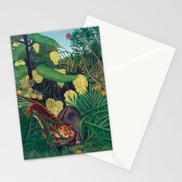 Exotic Tropical, Botanical, Rousseau, Artprints Stationery Card
