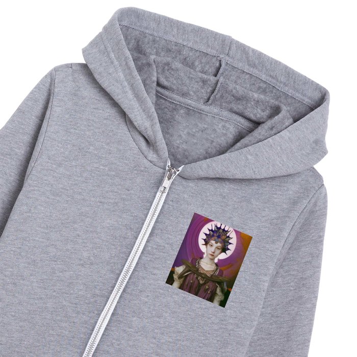 Petrapennings Medieval - Art Nouveau Fusion Kids Zip Hoodie