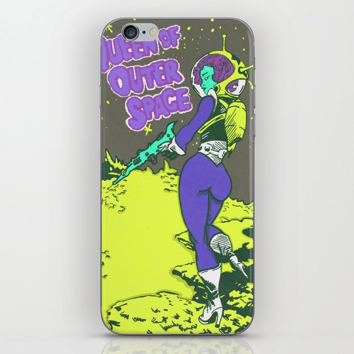 QUEEN OF OUTER SPACE iPhone Skin
