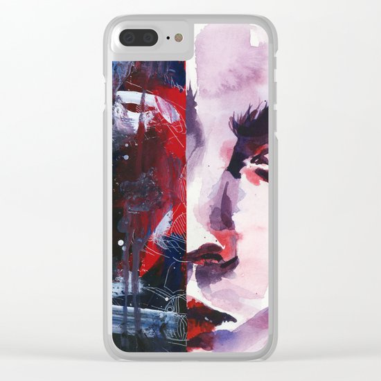 Those dangerous eyes, unfortunately, I know too well Clear iPhone Case