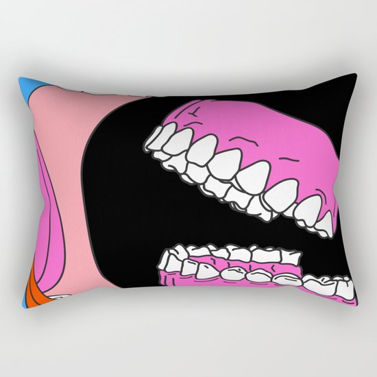 Feeding oneself Rectangular Pillow