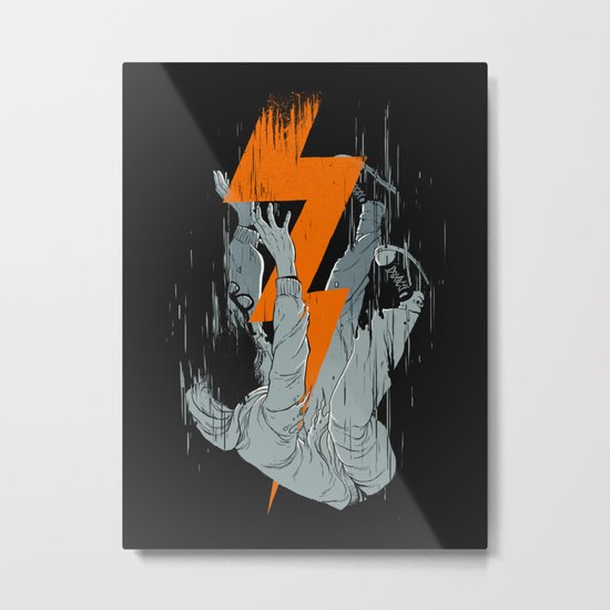 Fall Effect Metal Print