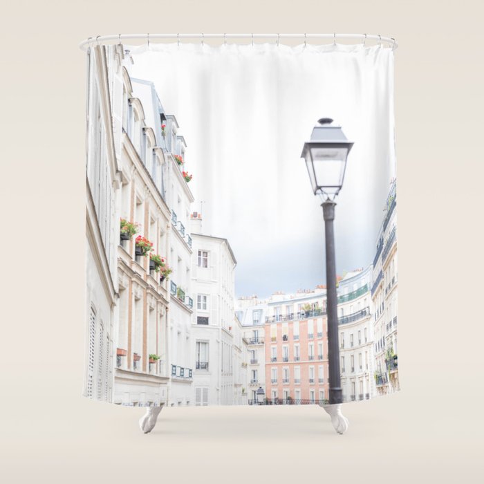 Montmartre In Paris Shower Curtain By Prettyplacesphotography Society6 Montmartre In Paris Shower Curtain