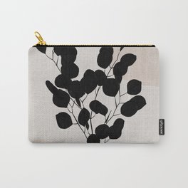 Abstract Eucalyptus Leaf Print Carry-All Pouch