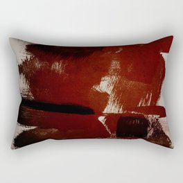 Dark Motion Abstract Rectangular Pillow