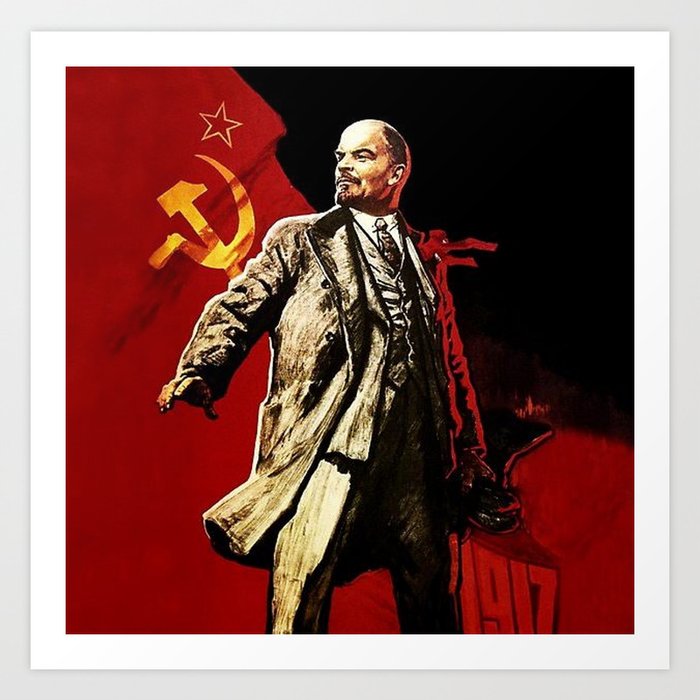 Vladimir Lenin Art Print