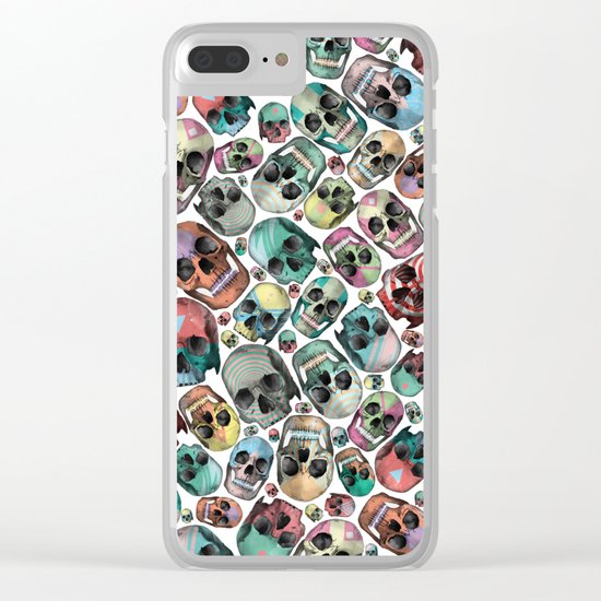 Skulls Clear iPhone Case