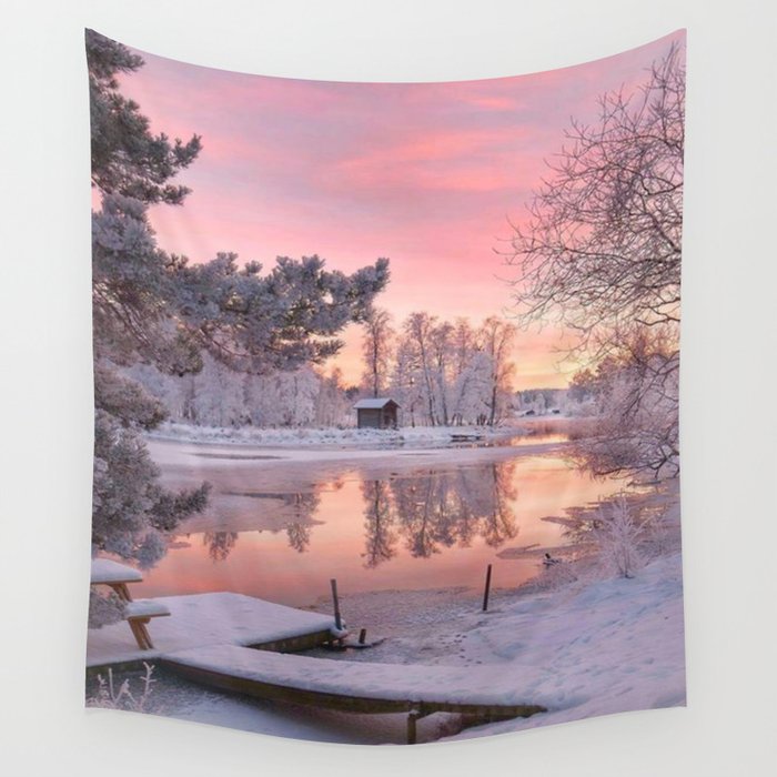 Winter wall tapestry deals