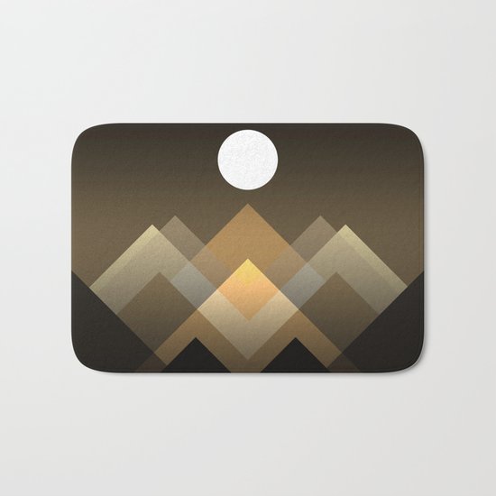 Path between hills Bath Mat