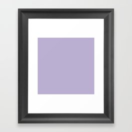 Pastel Lilac Framed Art Print