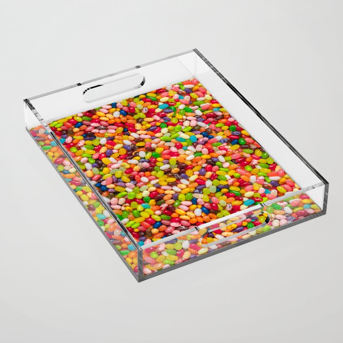 Gourmet Jelly Bean Pattern  Acrylic Tray