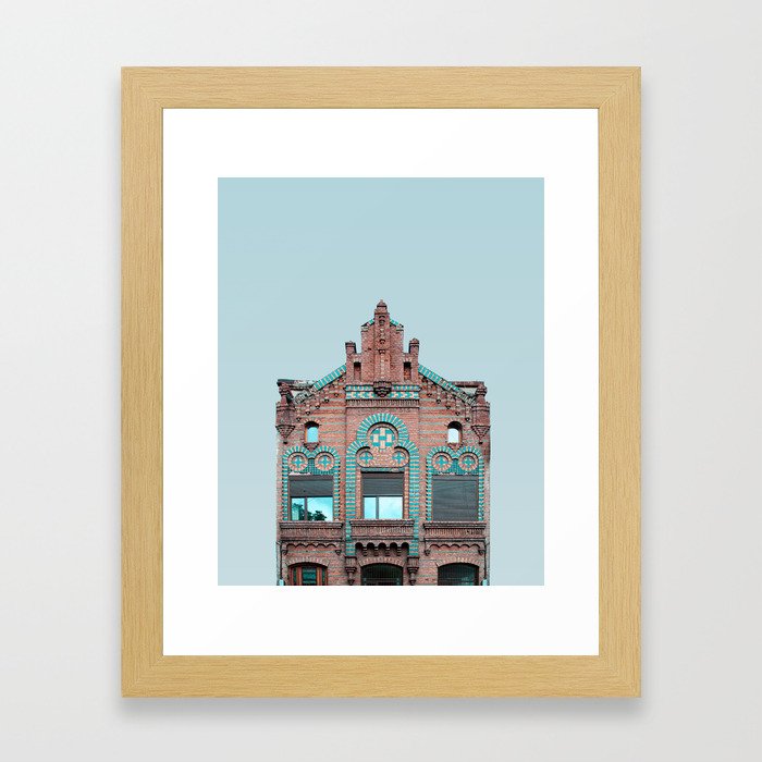 House Maura in the Armenian Neighborhood Framed Art Print