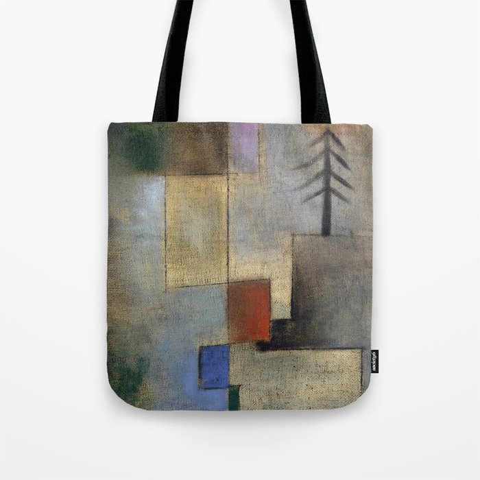  Paul Klee - Small Picture of Fir Trees (1922) Tote Bag