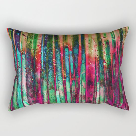 Colored Bamboo Rectangular Pillow