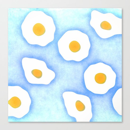 Egg pattern Canvas Print
